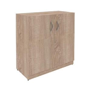 Офисная мебель Simple Шкаф широкий низкий с дверями SR-2W.1 Серый 770х375х790