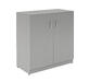 Офисная мебель Simple Шкаф широкий низкий с дверями SR-2W.1 Серый 770х375х790