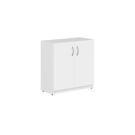 Офисная мебель Simple Шкаф широкий низкий с дверями SR-2W.1 Белый 770х375х790