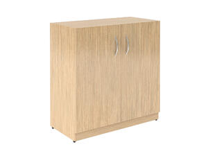 Офисная мебель Simple Шкаф широкий низкий с дверями SR-2W.1 Серый 770х375х790