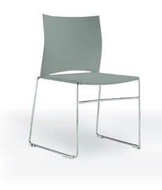 Конференц-кресло Web 2 (хром) Web/ базовая комплектация Пластик grey 480x525x480
