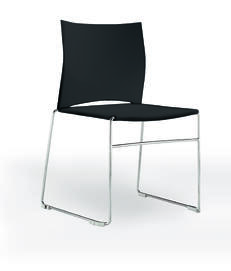 Конференц-кресло Web 2 (хром) Web/ базовая комплектация Пластик black 480x525x480