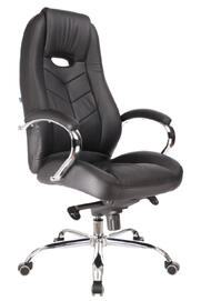 Кресло руководителя Drift M (EC-331-1 Leather Black) Кожа Черная