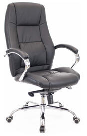 Кресло руководителя Kron M (EC-366 Leather Black) Кожа Черная