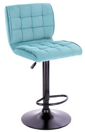 Барный стул Richy (EP Richy Fabric Turquoise) Ткань Бирюзовая