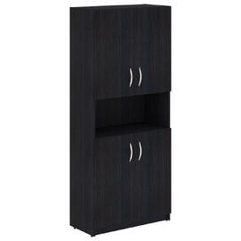 Офисная мебель Simple Шкаф с 2-мя комплектами глухих малых дверей SR-5W.4 Дуб Юкон 770х375х1817