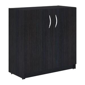 Офисная мебель Simple Шкаф широкий низкий с дверями SR-2W.1 Серый 770х375х790