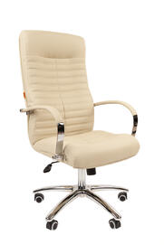 Офисное кресло Chairman 480 экокожа Terra 101 бежевый N