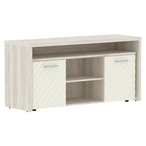 Кабинет руководителя Torr-LUX Тумба с фригобаром TLTF-3D Дуб Бофорд/Латте 1640x550x800