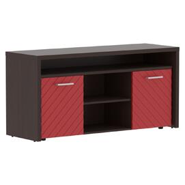 Кабинет руководителя Torr-LUX Тумба с фригобаром TLTF-3D Венге Магия/Красный 1640x550x800