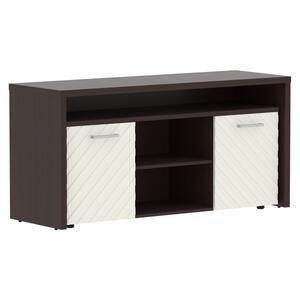 Кабинет руководителя Torr-LUX Тумба с фригобаром TLTF-3D Дуб Бофорд/Латте 1640x550x800