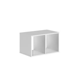 Офисная мебель Xten Шкаф колонка со стеклянной дверью в алюминиевой раме правый XMC 42.7(R) Белый 432x432x1190