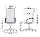 Офисное кресло Tatra B (TAT26220001) Экокожа черная 590x650x1090