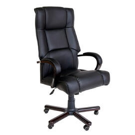 Кресло руководителя Chair A (CHA26510002) Экокожа черная 640x670x1270