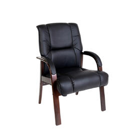 Конференц-кресло Chair D (CHA26540002) Экокожа черная 640x670x1100
