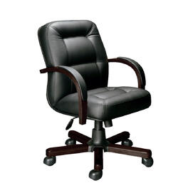 Офисное кресло Victoria B (VCT5120021) Экокожа черная 520x460x1020