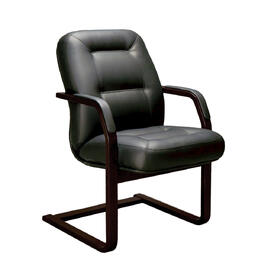 Конференц-кресло Victoria C (VCT5130021) Экокожа черная 520x460x920