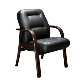 Конференц-кресло Victoria D (VCT5140021) Экокожа черная 520x460x920