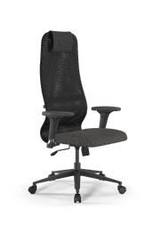 Кресло руководителя Ergolife Sit 8 1074599 (Сетка Х2/ткань, черная/серая, 2D подлок., пластик)