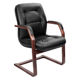 Конференц-кресло Victoria С Кожа черная 970x500x670