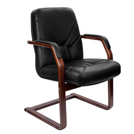 Конференц-кресло Verona С Кожа черная 970x500x670