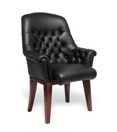 Кресло Zurich BD Кожа черная 760x800x1050