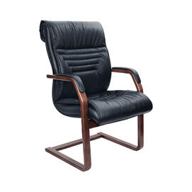 Конференц-кресло Basel С Кожа коричневая 1120x520x690