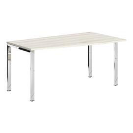 Офисная мебель Xten Gloss Стол эргономичный XGCT 169.1(R) Сосна Эдмонт/Нержавейка полированная 1600x900x750