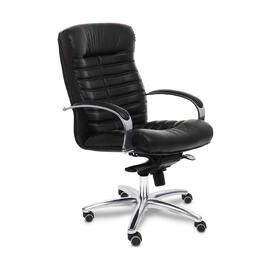 Конференц-кресло Orion chrome B Кожа черная 650x720x