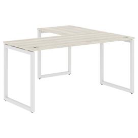 Офисная мебель Xten-Q Стол угловой XQCT 1615 Сосна Эдмонт/Белый 1600x1500x750