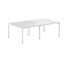 Офисная мебель Xten-S Стол 4-х местный XWST 2414 Белый/Белый 2400x1406x750