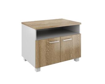 Офисная мебель Alba Тумба сервисная AL-3.3 Дуб Нельсон/Белый 800x550x610