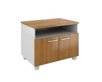 Офисная мебель Alba Тумба сервисная AL-3.3 Дуб Сантана/Белый 800x550x610