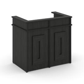 Мебель для залов суда Kodex Стол секретаря KD.SSK-10 Суар тёмный 1000х600х900