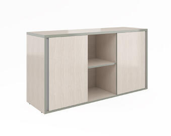 Офисная мебель Vita Тумба объединяющая (раздвижные двери) V-3.13 Сосна карелия 1400х426х750