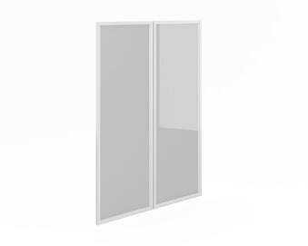 Офисная мебель Vita Двери стекло (комплект) V-4.3 Прозрачное 766х4х1148