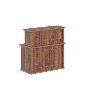 Стойка ресепшн Raut RMS 120 Бук Тиара 1200х600х1200