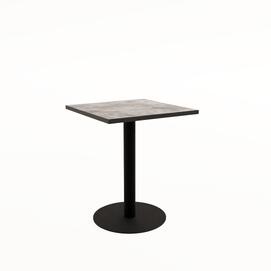 Стол обеденный квадратный CUBE Basalt/Черный 600x600x740