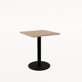 Стол обеденный квадратный CUBE NEW mokko/Черный 600x600x740