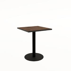 Стол обеденный квадратный CUBE NEW mokko/Черный 600x600x740