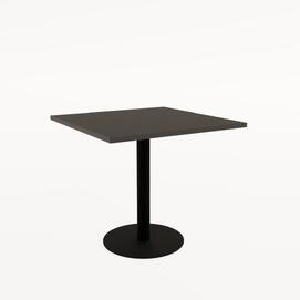 Стол обеденный квадратный CUBE NEW graphit/Черный 800x800x740