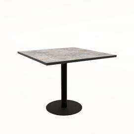 Стол обеденный квадратный CUBE Basalt/Черный 900x900x740