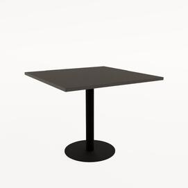 Стол обеденный квадратный CUBE NEW graphit/Черный 900x900x740