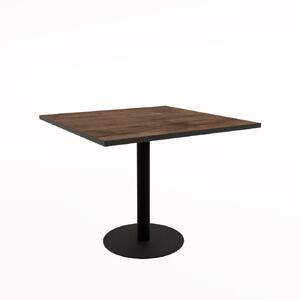 Стол обеденный квадратный CUBE NEW mokko/Черный 900x900x740