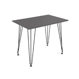 Стол обеденный прямоугольный DELTA NEW graphit/Черный 900x600x731