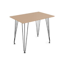 Стол обеденный прямоугольный DELTA NEW mokko/Черный 900x600x731