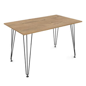 Стол обеденный прямоугольный DELTA NEW mokko/Черный 900x600x731