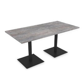 Стол обеденный прямоугольный EXTEND-120 Basalt/Черный 1200x800x740