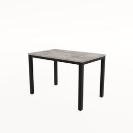 Стол обеденный прямоугольный LANCH Basalt/Черный 1100x700x740