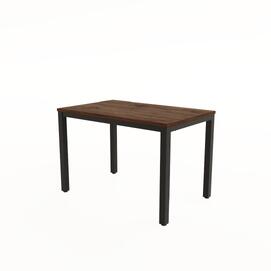 Стол обеденный прямоугольный LANCH Брауни/Черный 1100x700x740